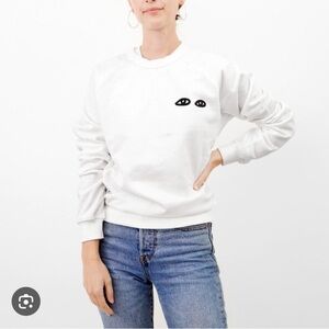 Clare V Eyes Sweatshirt